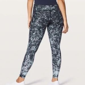 Lululemon Wunder Under Hi‑Rise Tight *Nulux – Effervescence Tie‑Dye Multi Black